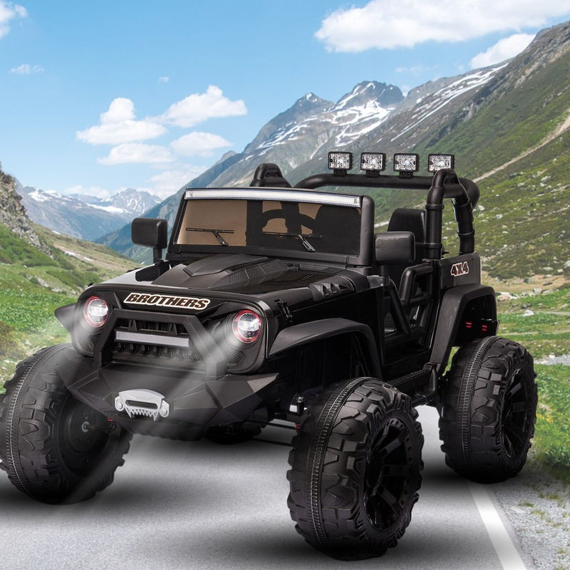 Load image into Gallery viewer, Premium 24V Electric Kids Ride-On Truck with MP3, LED Lights, Remote Control, and 2 Seats - 400W
