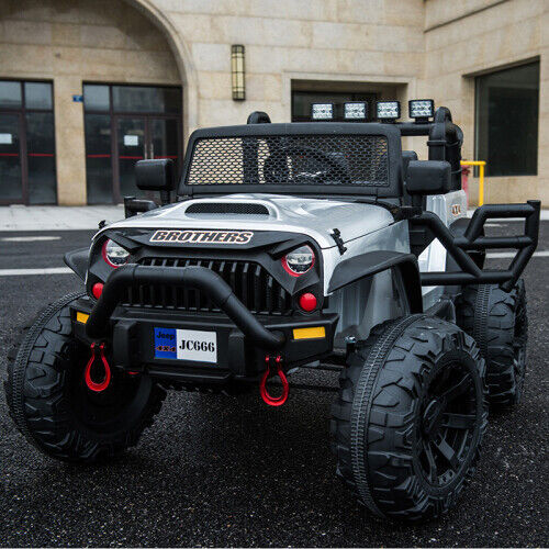 Load image into Gallery viewer, Premium 24V Kids Electric Jeep with Remote Control, LED Lights, MP3, and USB
