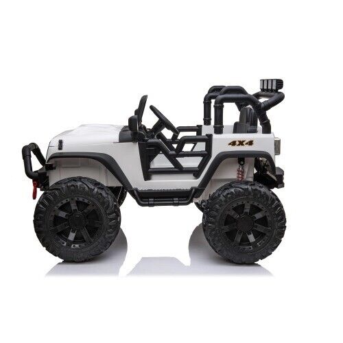 Premium 24V Kids Electric Jeep with Remote Control, LED Lights, MP3, and USB