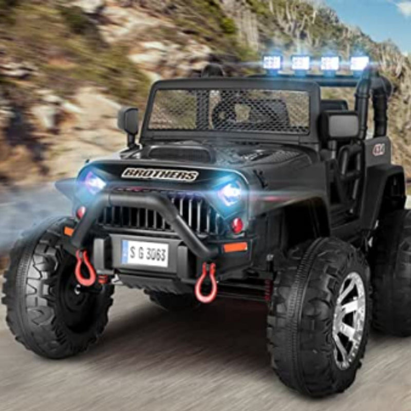 Load image into Gallery viewer, Premium 24V Ride-On Truck for Kids with Remote Control and 2 Seats - 400W Motor and LED Lights
