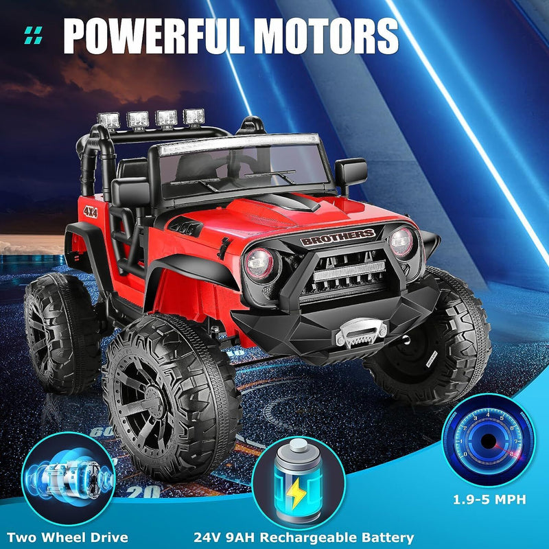 Load image into Gallery viewer, Premium 24V Electric Ride-On Car for Kids with Remote Control - 3 Speed Options
