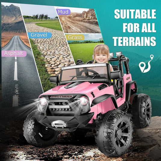 Premium 24V Electric Ride-On Car for Kids with Remote Control - 3 Speed Options