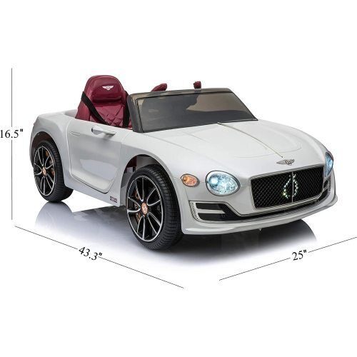 Load image into Gallery viewer, Premium Bentley Style Kids Electric Ride On Car with Remote Control - White
