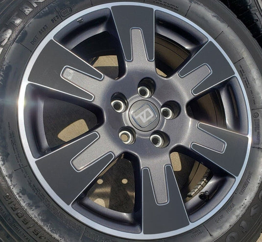 Premium Cast Black Vinyl  Decal Inlays for 2017-2020 Ridgeline 18" Wheels