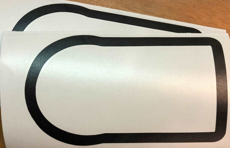 Load image into Gallery viewer, Premium Cast Matte Black Vinyl Decals for 2016-2023 Tacoma Center Console
