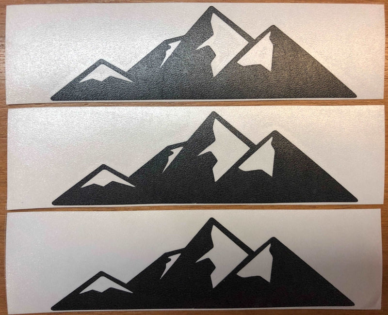 Load image into Gallery viewer, Premium Cast Matte Black Vinyl Decal Mountains for 2007-2026 Tundra

