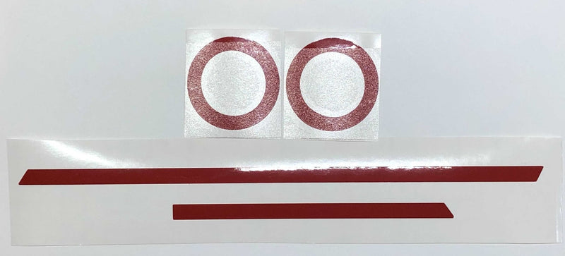 Load image into Gallery viewer, Premium Cast Red Vinyl Decals for 2016-2023 Tacoma Start/Stop Button Ring
