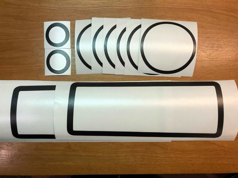 Load image into Gallery viewer, Premium Cast Vinyl Dashboard Blackout Decals for 2016-2023 Tacoma
