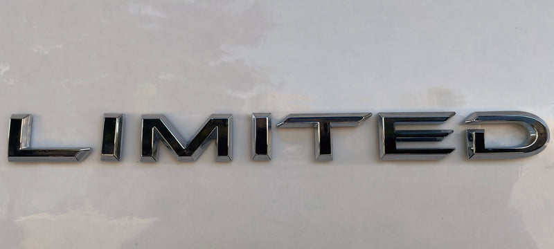 Load image into Gallery viewer, Premium Cast Vinyl Decal Letter Inlays for 2024-2026 Grand Highlander Limited Emblem
