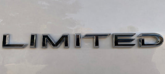 Premium Cast Vinyl Decal Letter Inlays for 2024-2026 Grand Highlander Limited Emblem