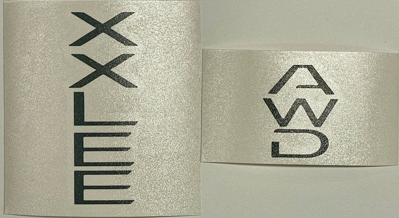 Load image into Gallery viewer, Premium Cast Vinyl Decal Letter Inlays for 2024-2026 Grand Highlander XLE Emblem
