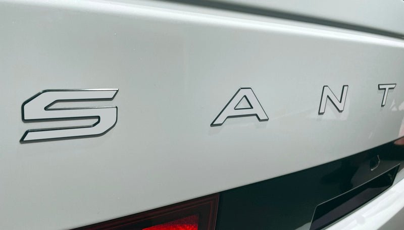 Load image into Gallery viewer, Premium Cast Vinyl Decal Letter Inlays for 2024-2026 Santa Fe Liftgate
