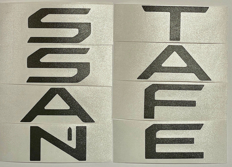 Load image into Gallery viewer, Premium Cast Vinyl Decal Letter Inlays for 2024-2026 Santa Fe Liftgate
