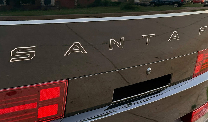 Load image into Gallery viewer, Premium Cast Vinyl Decal Letter Inlays for 2024-2026 Santa Fe Liftgate

