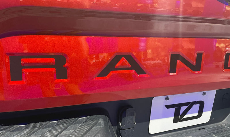 Load image into Gallery viewer, Premium Cast Vinyl Decal Letter Inserts for 2019-2026 Ranger Tailgate
