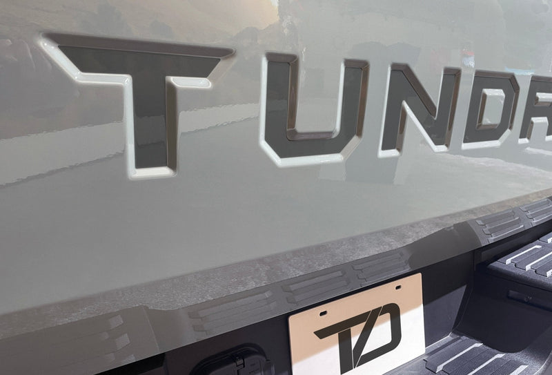 Load image into Gallery viewer, Premium Cast Vinyl Decal Letter Inserts for 2022-2026 Tundra Tailgate
