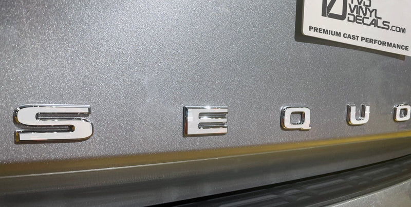 Load image into Gallery viewer, Premium Cast Vinyl Decal Letter Inserts for 2023-2026 Sequoia Liftgate
