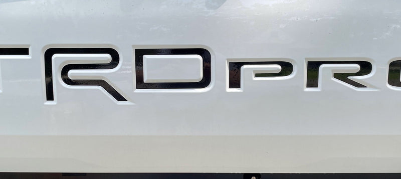 Load image into Gallery viewer, Premium Cast Vinyl Decal Letter Inserts for 2024-2026 Tacoma TRD Pro Tailgate
