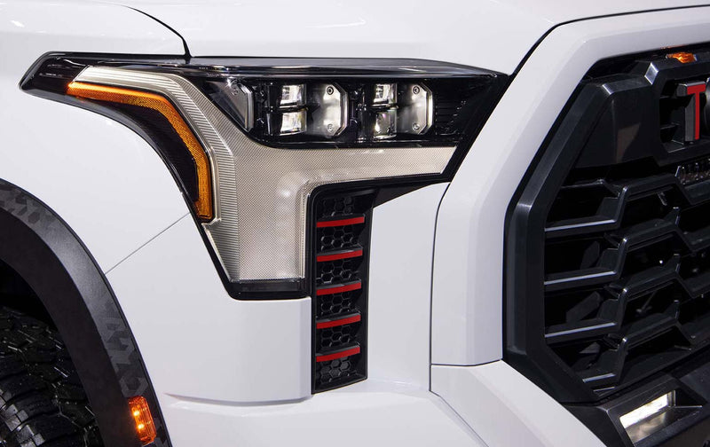 Load image into Gallery viewer, Premium Cast Vinyl Decals for 2022-2026 Tundra Grill Ribs x2
