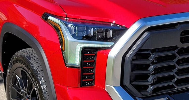 Load image into Gallery viewer, Premium Cast Vinyl Decals for 2022-2026 Tundra Grill Ribs x2
