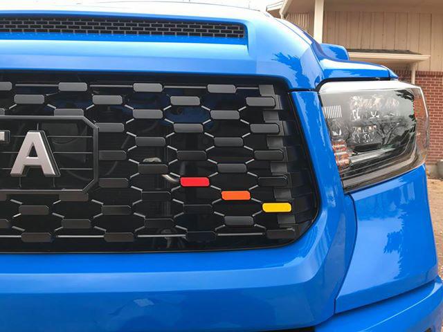 Load image into Gallery viewer, Premium Cast Vinyl Heritage Decals for 2019-2021 Tundra TRD PRO Grille
