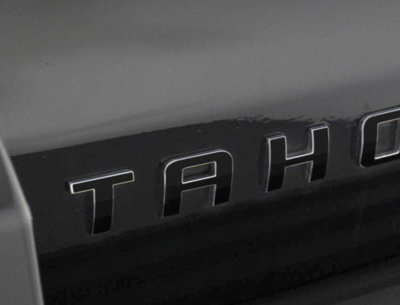 Load image into Gallery viewer, Premium Cast Vinyl Decal Letters for 2007-2026 Tahoe Door and Liftgate Emblems
