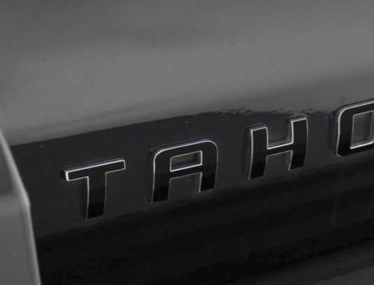Premium Cast Vinyl Decal Letters for 2007-2026 Tahoe Door and Liftgate Emblems