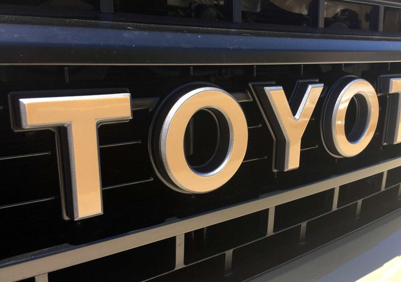 Load image into Gallery viewer, Premium Cast Vinyl Decal Letters for 2014-2021 Tundra/Sequoia TRD PRO Grille
