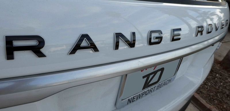 Load image into Gallery viewer, Premium Cast Vinyl Decal Letters for 2014-2022 Range Rover Sport Hood and Liftgate
