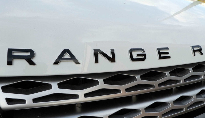 Load image into Gallery viewer, Premium Cast Vinyl Decal Letters for 2014-2022 Range Rover Sport Hood and Liftgate
