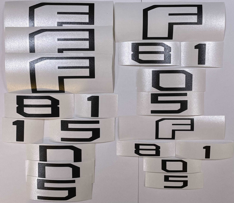 Load image into Gallery viewer, Premium Cast Vinyl Decal Letters for 2016-2020 F-150 Fender and Tailgate Emblems
