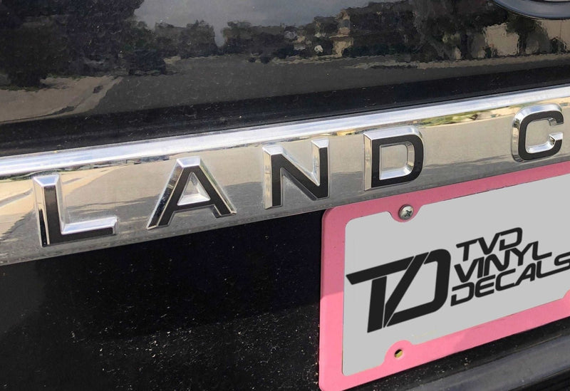 Load image into Gallery viewer, Premium Cast Vinyl Decal Letters for 2016-2021 Land Cruiser Liftgate

