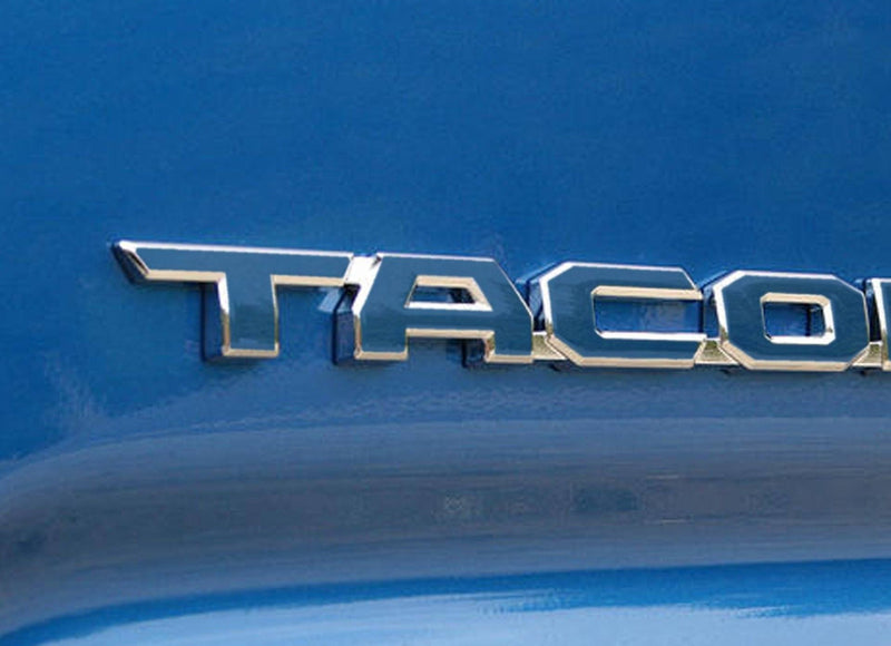 Load image into Gallery viewer, Premium Cast Vinyl Decal Letters for 2016-2023 Tacoma Door and Tailgate Emblems
