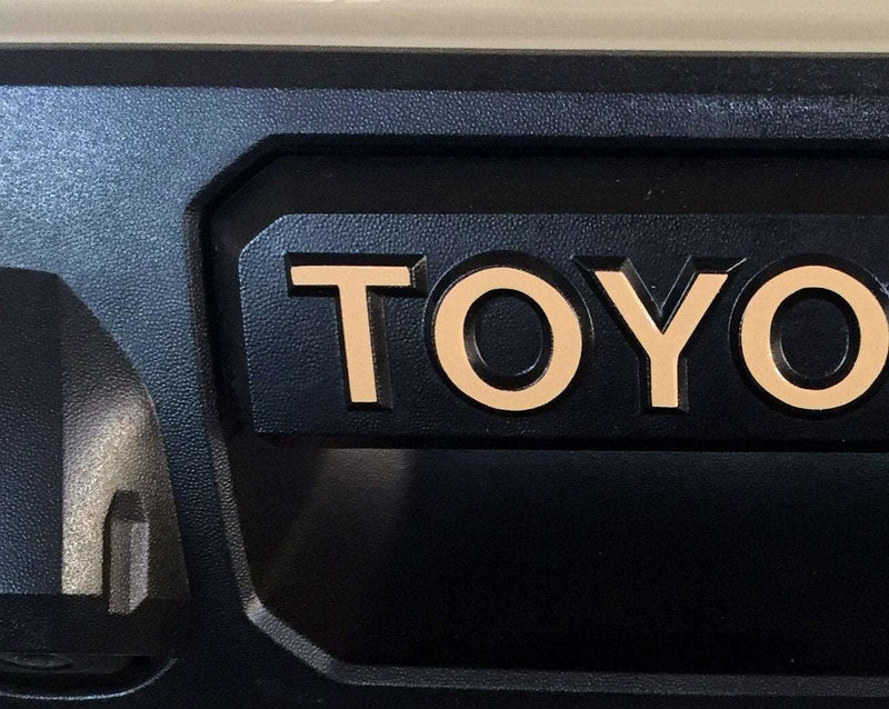 Load image into Gallery viewer, Premium Cast Vinyl Decal Letters for 2016-2023 Tacoma/2014-2021 Tundra Tailgate Handle
