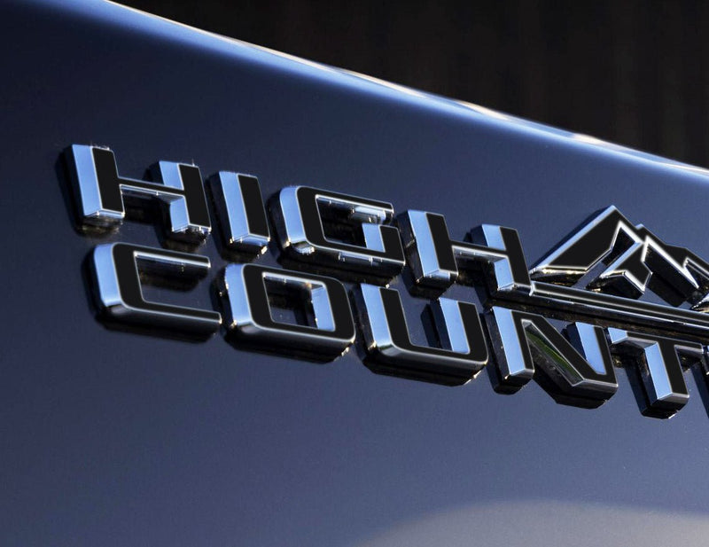 Load image into Gallery viewer, Premium Cast Vinyl Decal Letters for 2020-2026 Silverado High Country Fender and Tailgate Emblems
