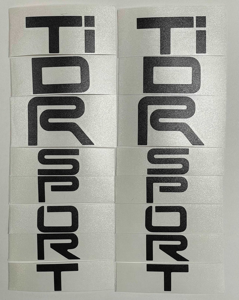 Load image into Gallery viewer, Premium Cast Vinyl Decal Letters for 2021-2026 4Runner TRD SPORT Emblems x2
