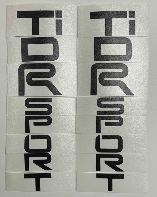 Premium Cast Vinyl Decal Letters for 2021-2026 4Runner TRD SPORT Emblems x2