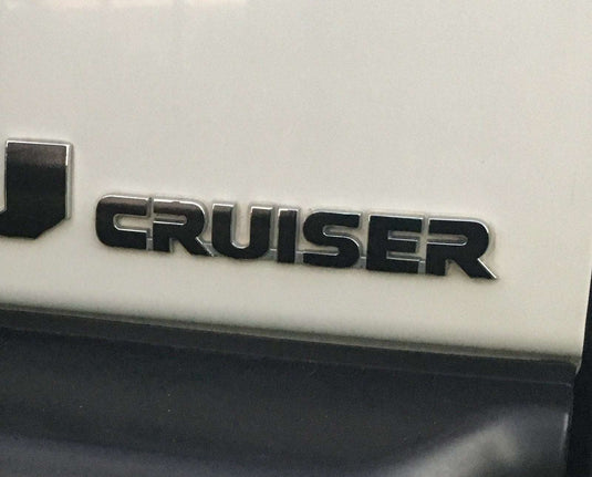 Premium Cast Vinyl Decal Letters for FJ Cruiser Rear Door Emblems