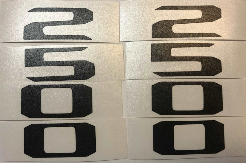 Load image into Gallery viewer, Premium Cast Vinyl Decal Numbers for 2019-2026 RAM 2500/3500 Hood x2
