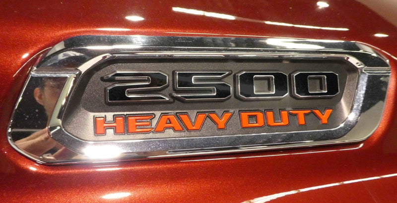 Load image into Gallery viewer, Premium Cast Vinyl Decal Numbers for 2019-2026 RAM 2500/3500 Hood x2
