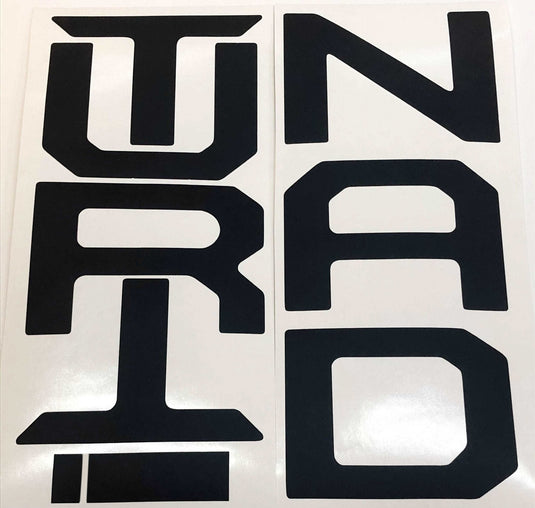 Premium Cast Vinyl Decal Letter Inserts for 2014-2021 Tundra Tailgate - Skoutley Outdoors LLC