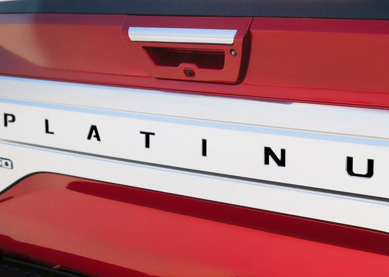 Load image into Gallery viewer, Premium Cast Vinyl Decal Letter Inserts for 2015-2020 F-150 PLATINUM Tailgate
