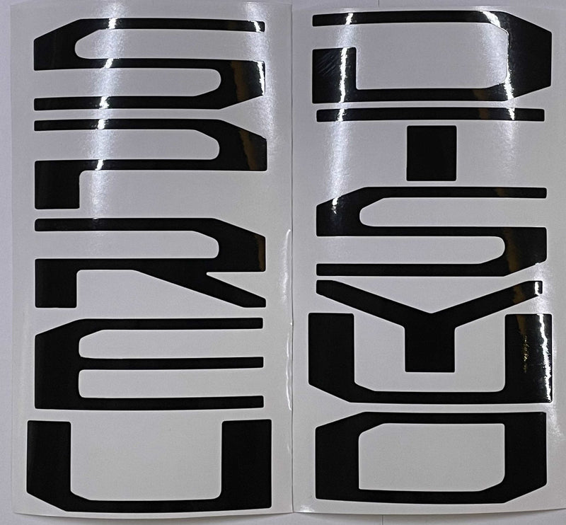 Load image into Gallery viewer, Premium Cast Vinyl Decal Letter Inserts for 2017-2026 SUPER DUTY Hood
