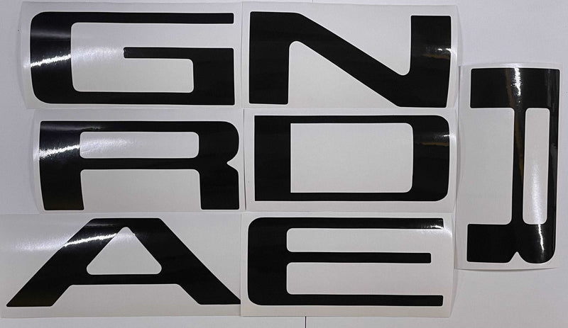 Load image into Gallery viewer, Premium Cast Vinyl Decal Letter Inserts for 2019-2026 Ranger Tailgate
