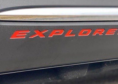 Load image into Gallery viewer, Premium Cast Vinyl Decal Letter Inserts for 2020-2025 Explorer Doors x2
