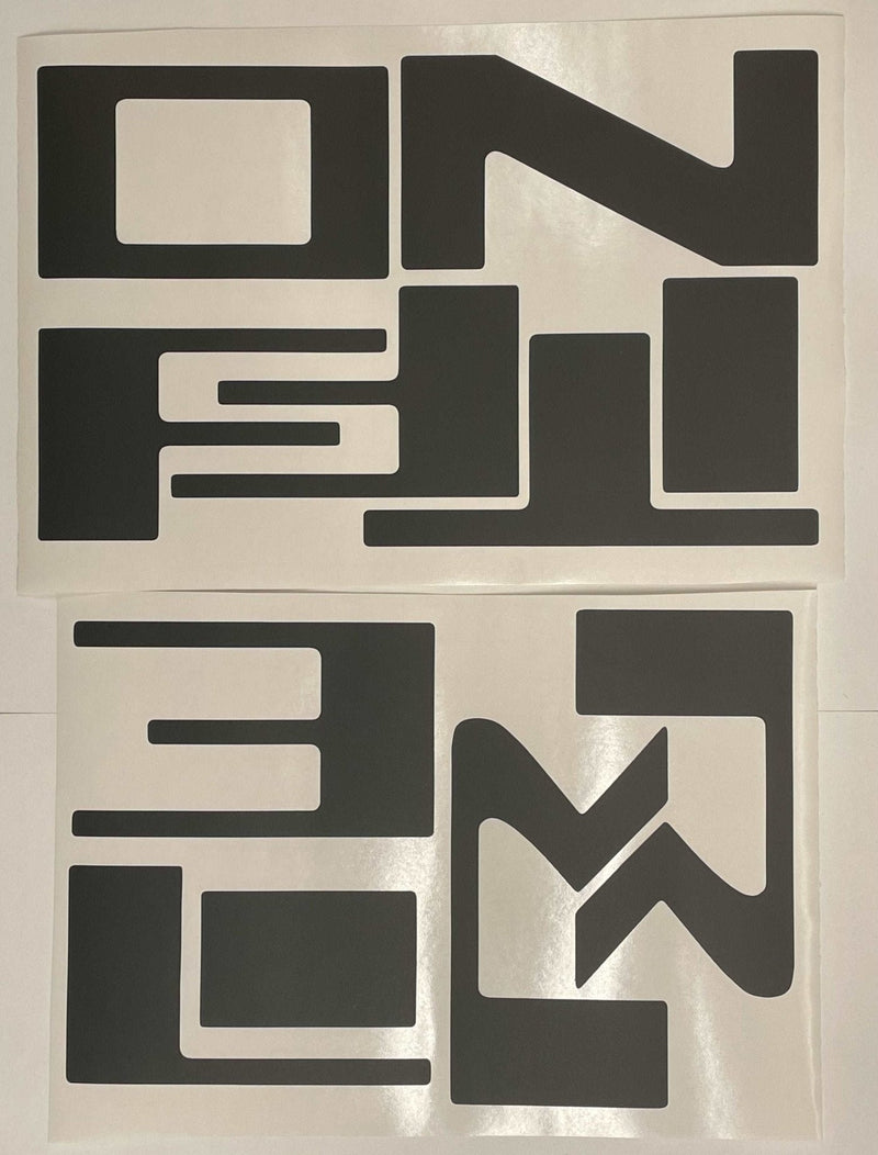 Load image into Gallery viewer, Premium Cast Vinyl Decal Letter Inserts for 2022-2026 Frontier Tailgate
