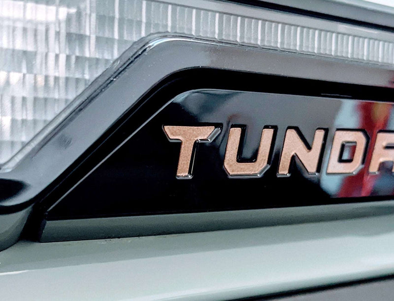 Load image into Gallery viewer, Premium Cast Vinyl Decal Letter Inserts for 2022-2026 Tundra Center Brake Light
