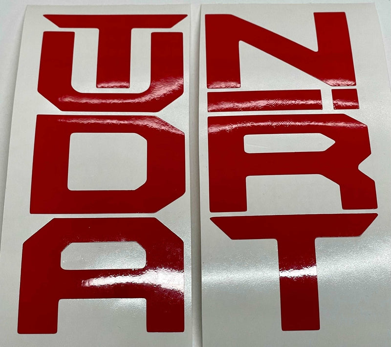 Load image into Gallery viewer, Premium Cast Vinyl Decal Letter Inserts for 2022-2026 Tundra Front Bumper
