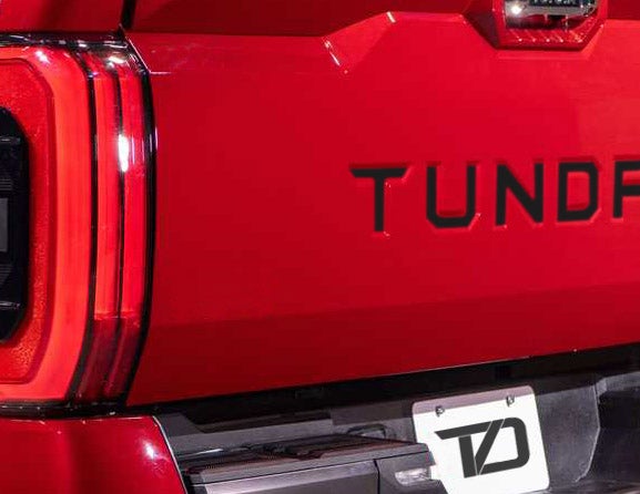 Load image into Gallery viewer, Premium Cast Vinyl Decal Letter Inserts for 2022-2026 Tundra Tailgate
