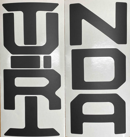 Premium Cast Vinyl Decal Letter Inserts for 2022-2026 Tundra Tailgate